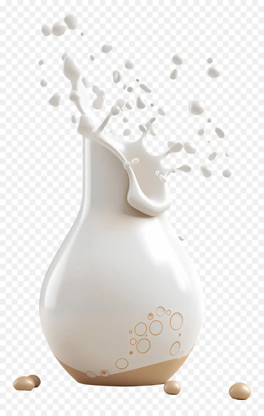 Всемирный День Молока，белая ваза PNG