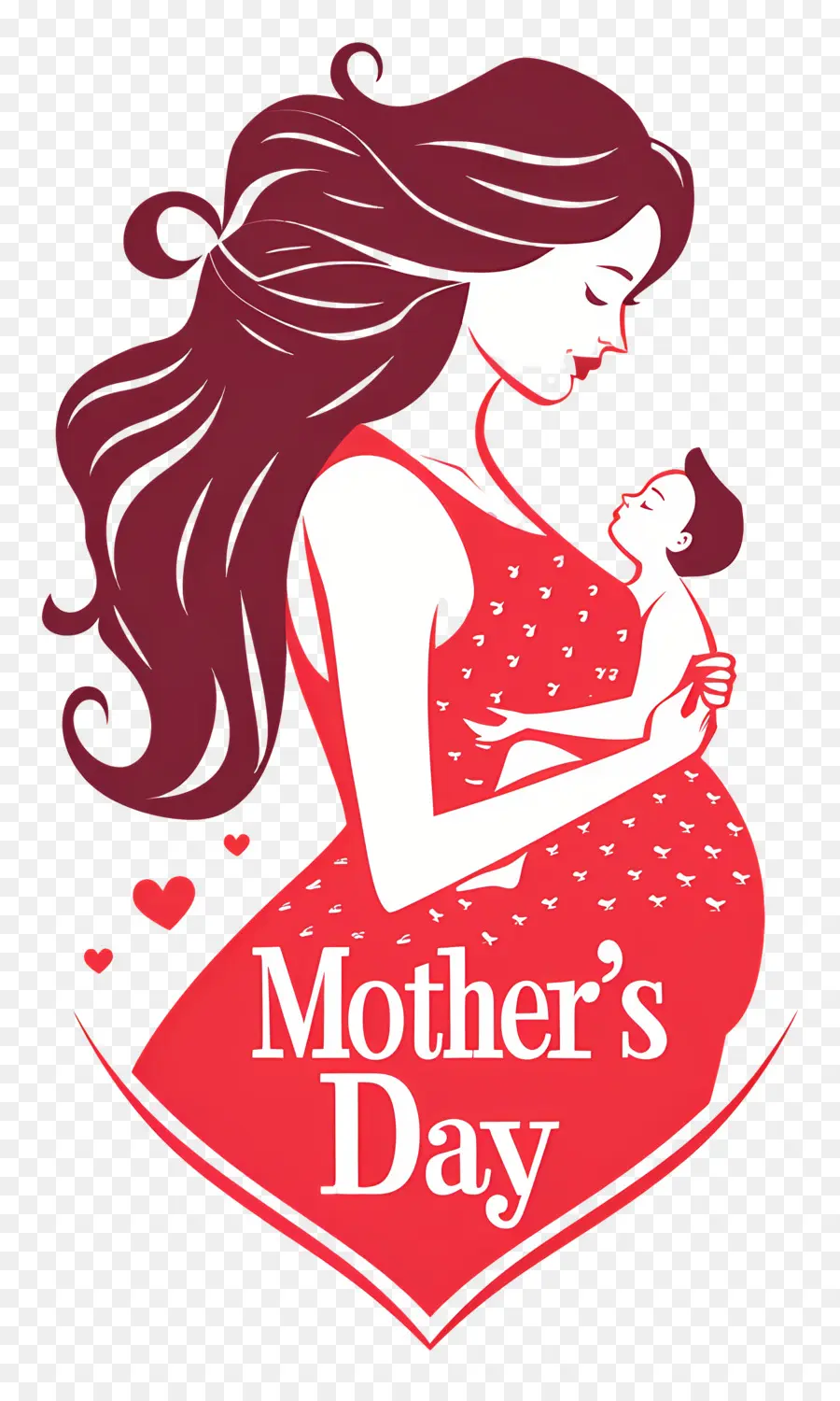 Mothers Day，Логотип Дня матери PNG