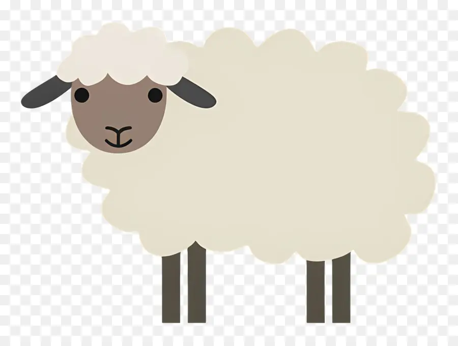 овцы，шерстяное пальто PNG