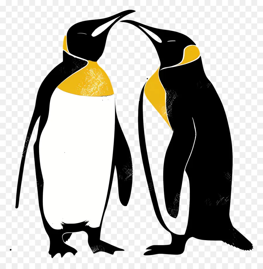 пингвины，Рисунок PNG
