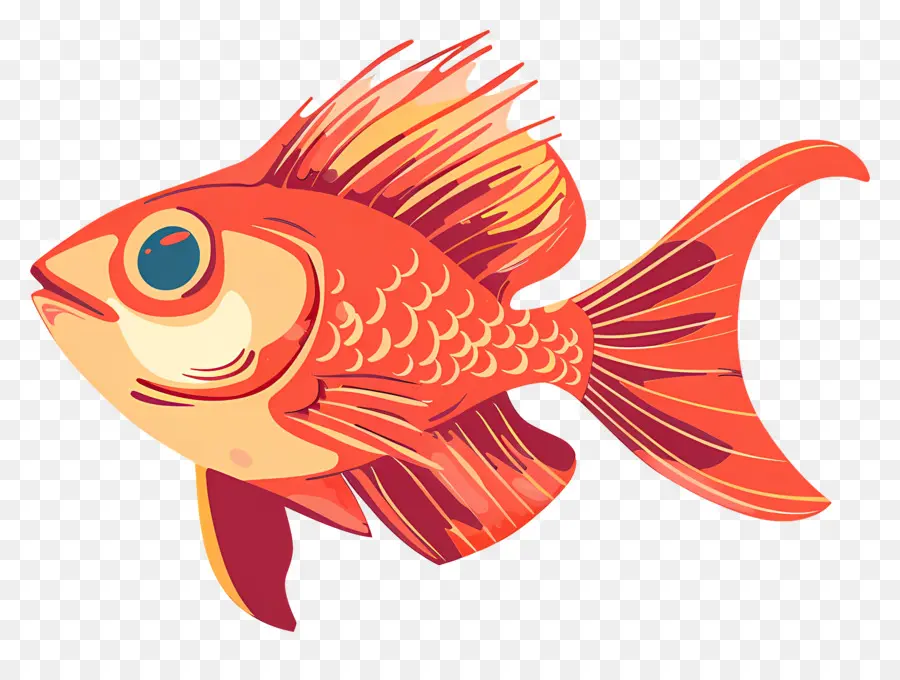 Рыбы，Золотая рыбка PNG