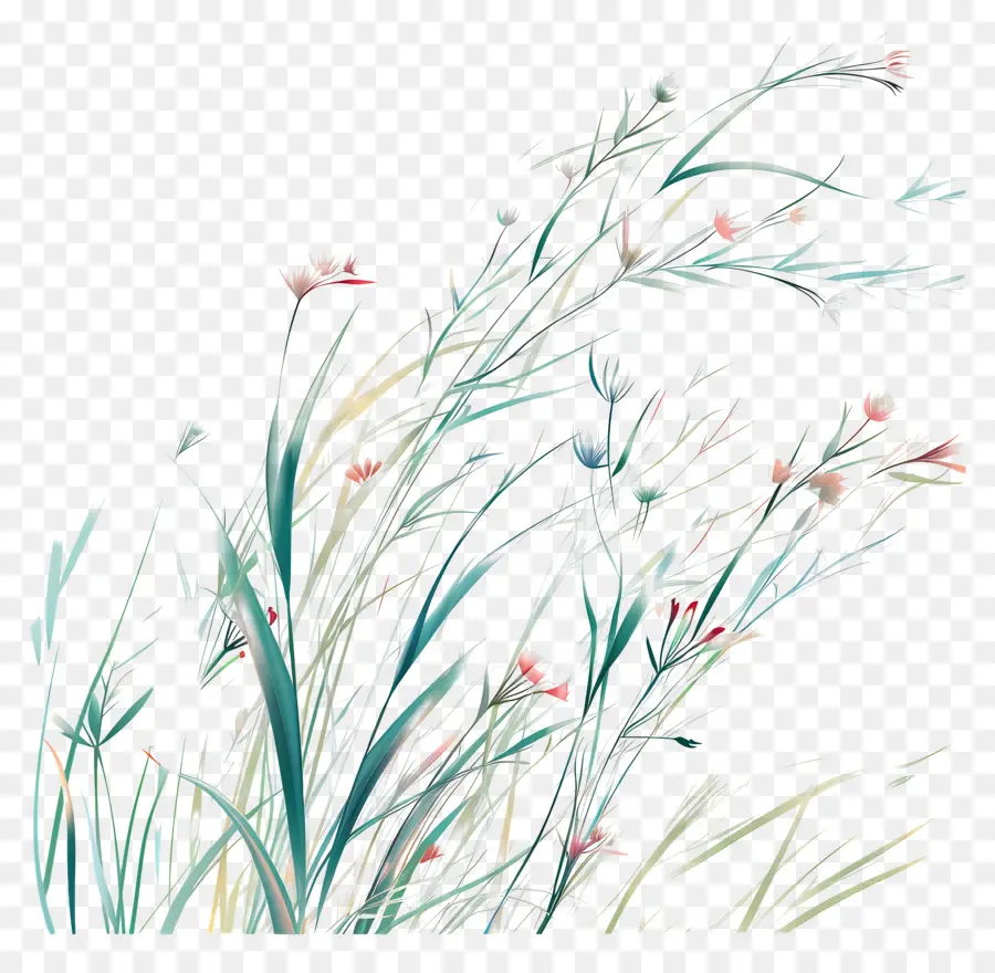 Цветочная трава，Цифровые Изображения PNG