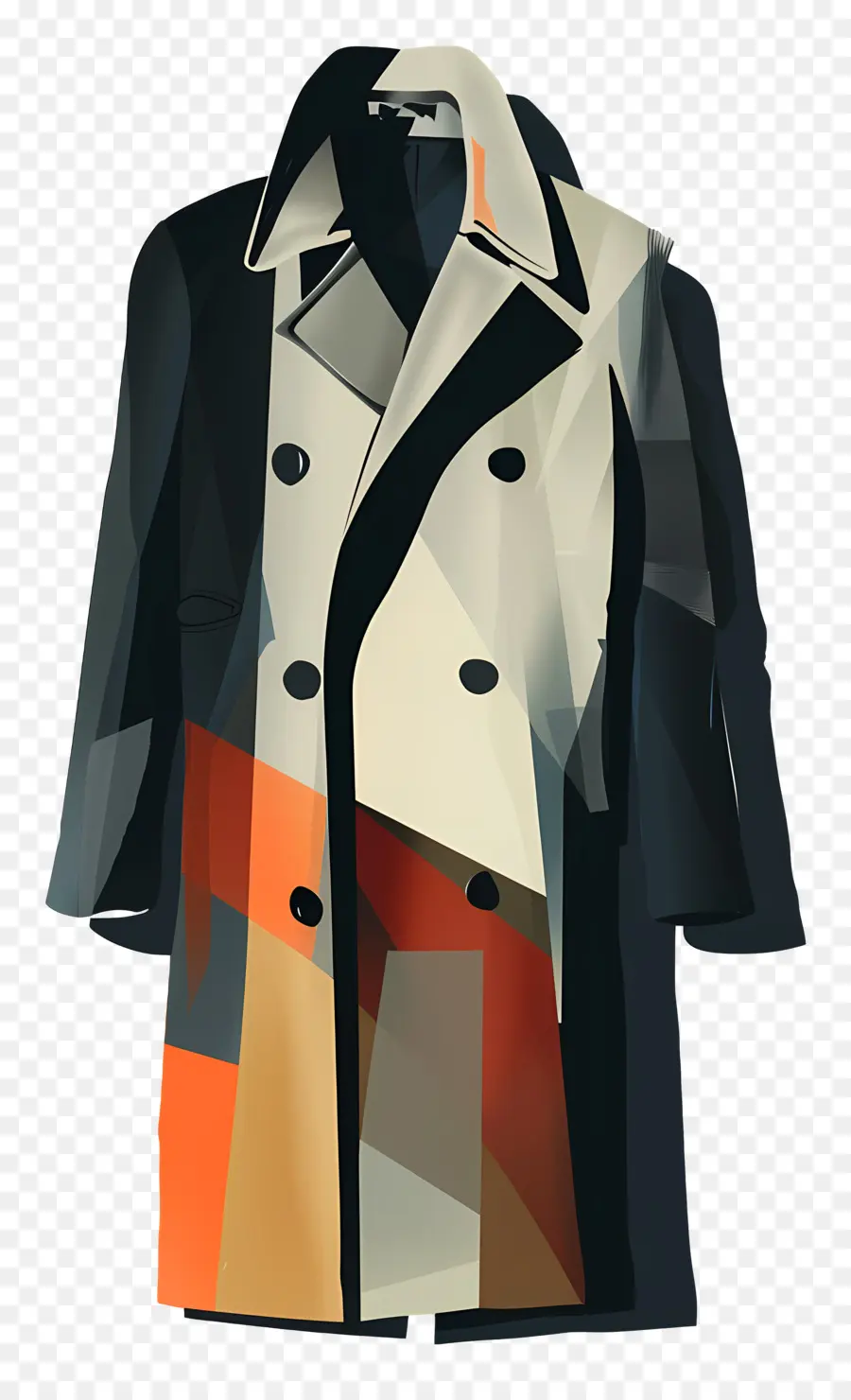 пальто，клетчатый пиджак PNG