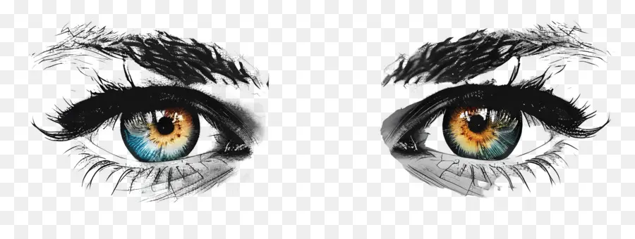 глаза，человеческие глаза PNG