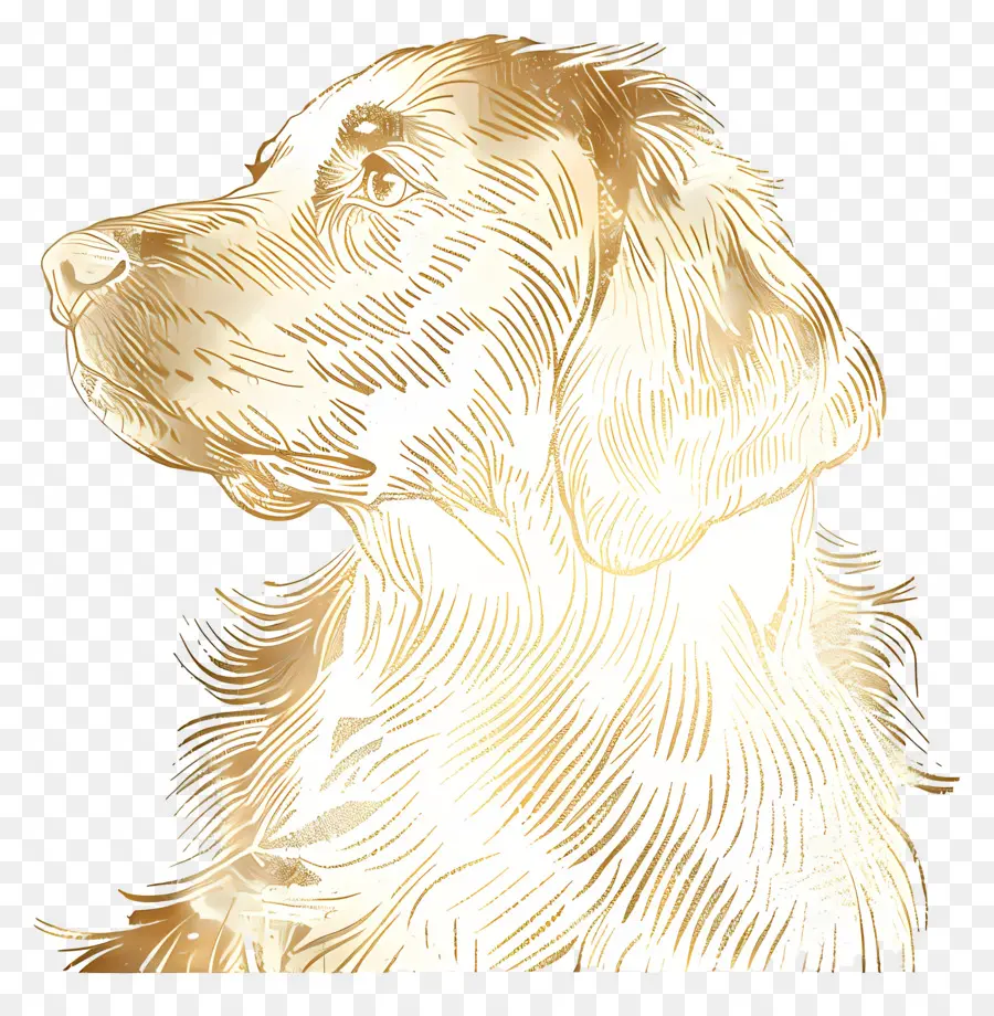 Золотая собака，золотистый ретривер PNG