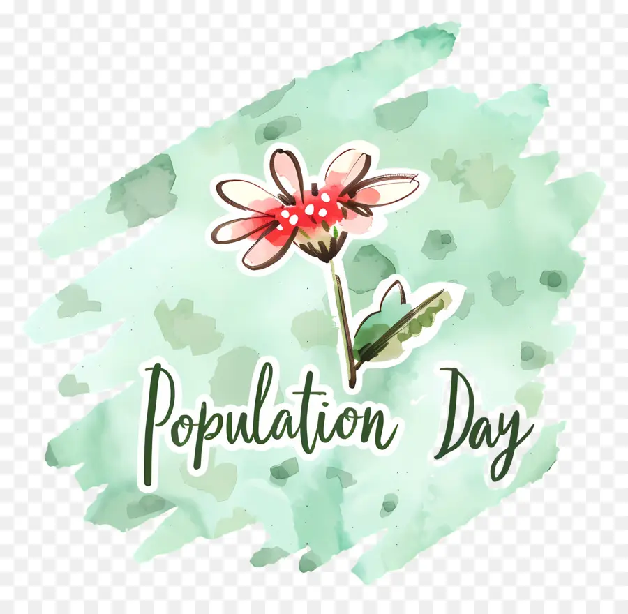 Всемирный день народонаселения，красная роза PNG