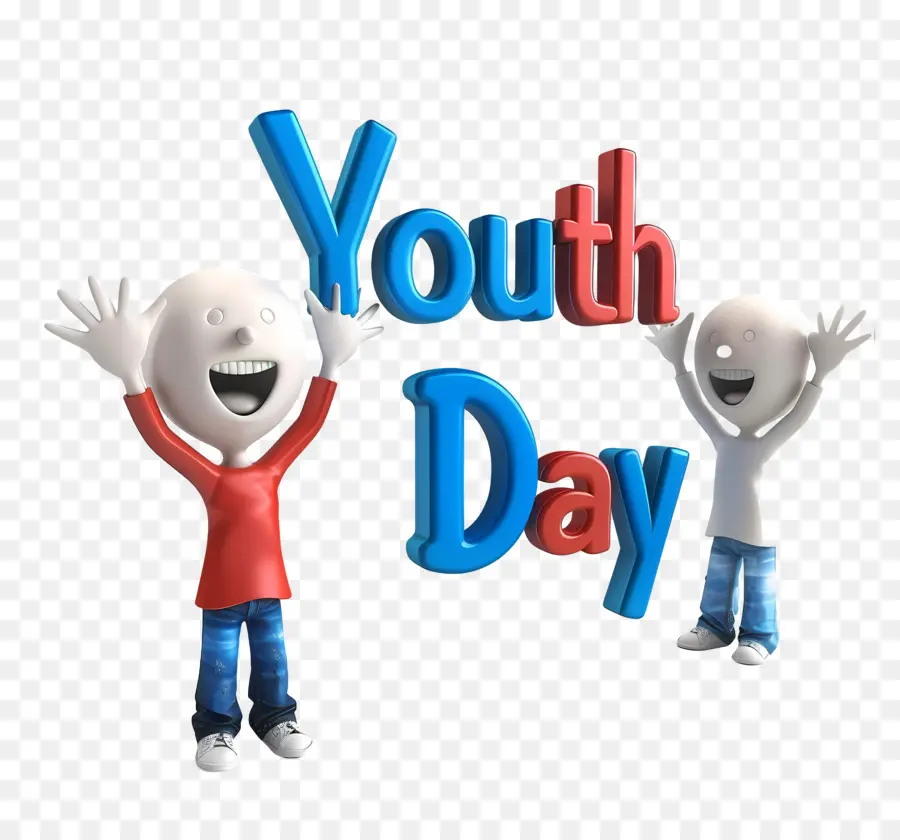 Международный День Молодежи，День молодежи PNG