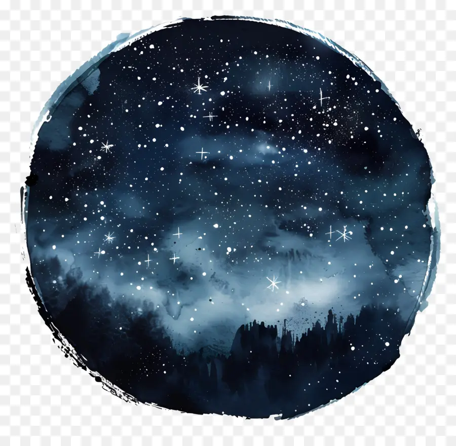Ночное небо，Звезды PNG