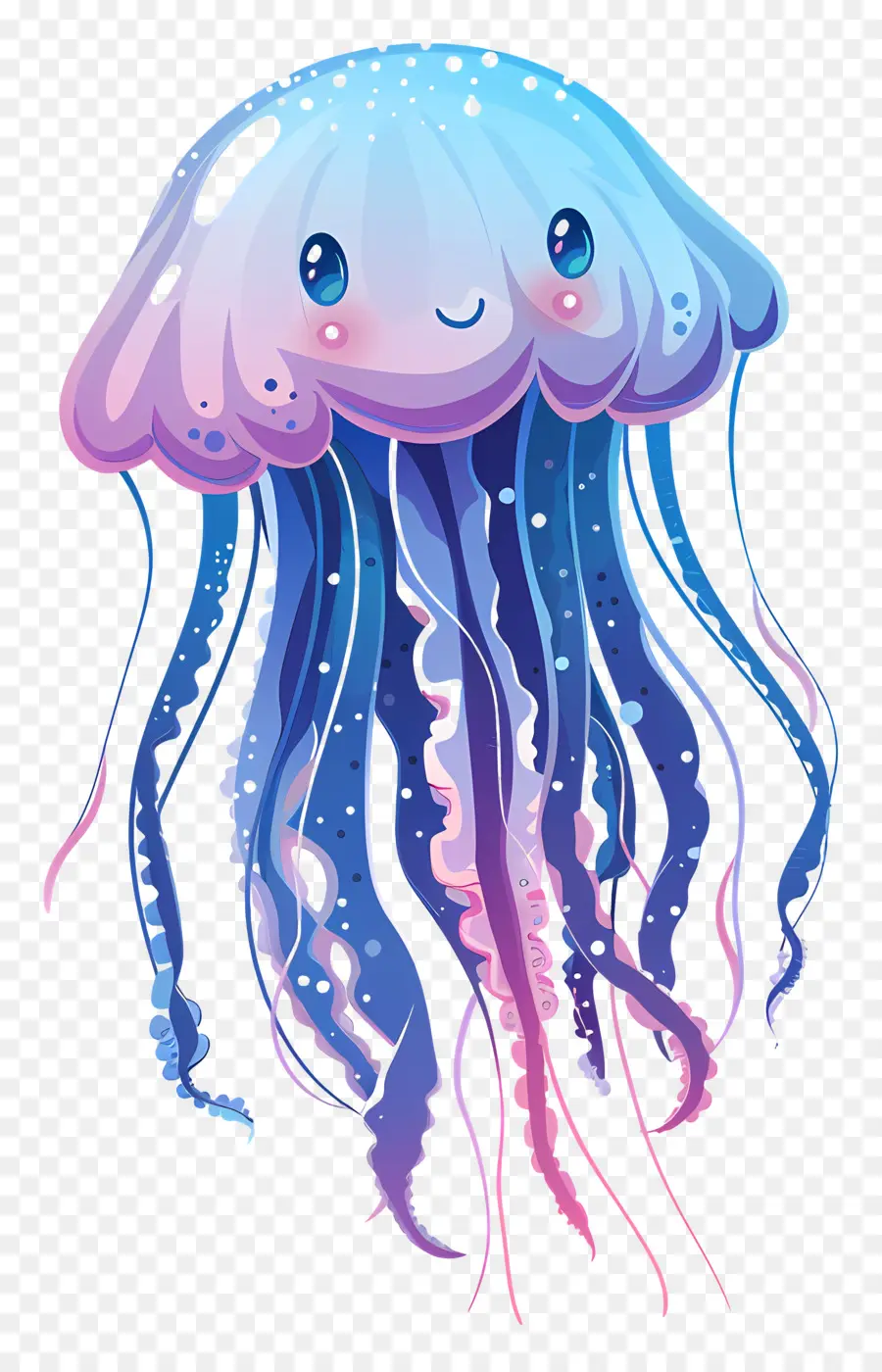 медузы，мультфильм рыбы PNG