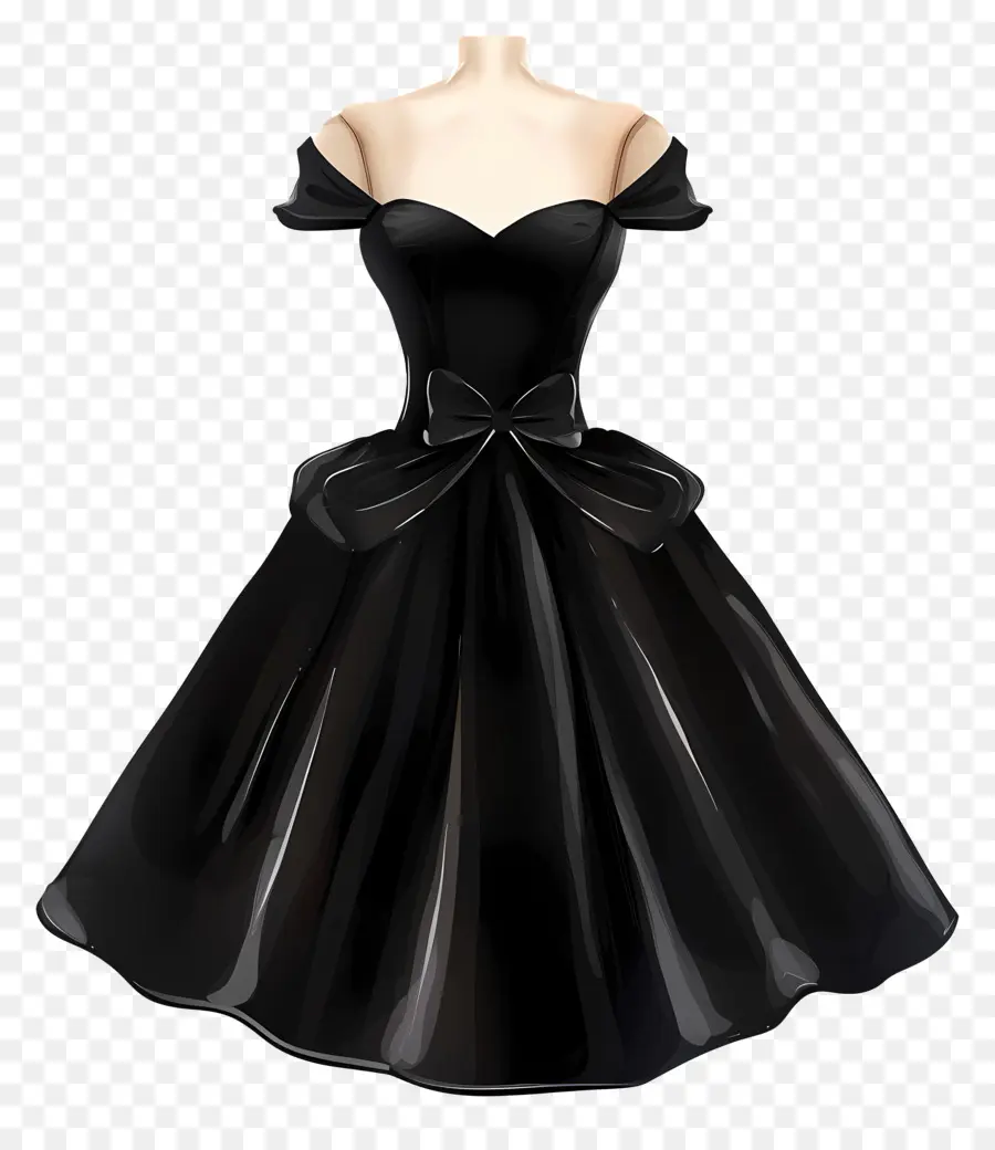 вечернее платье，черное платье PNG