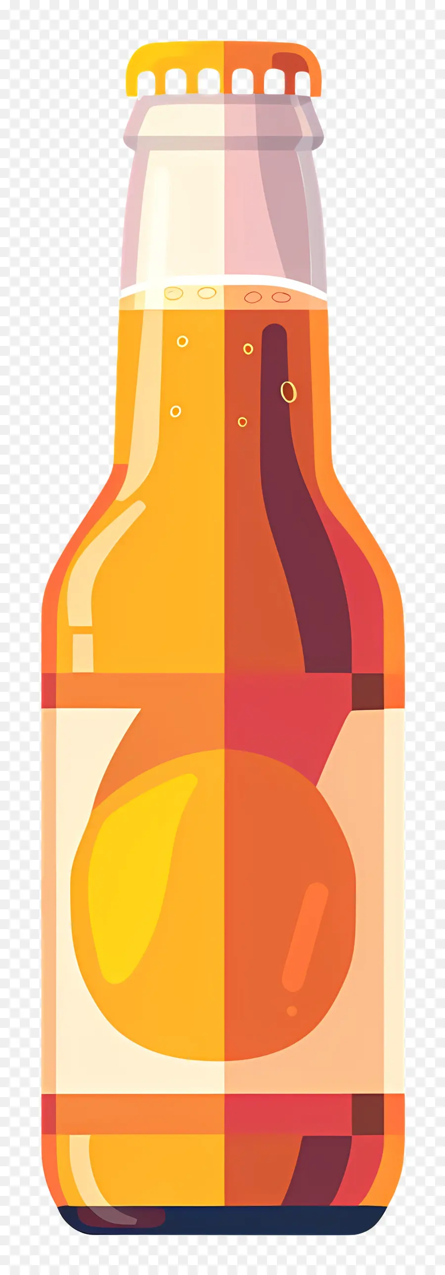 Бутылка пива，оранжевый соды PNG