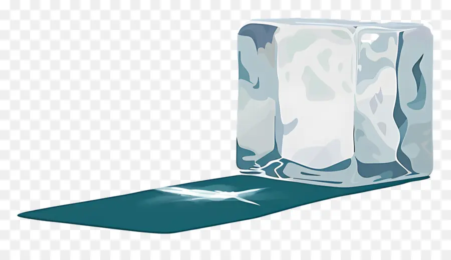 Кубик льда，стекло PNG
