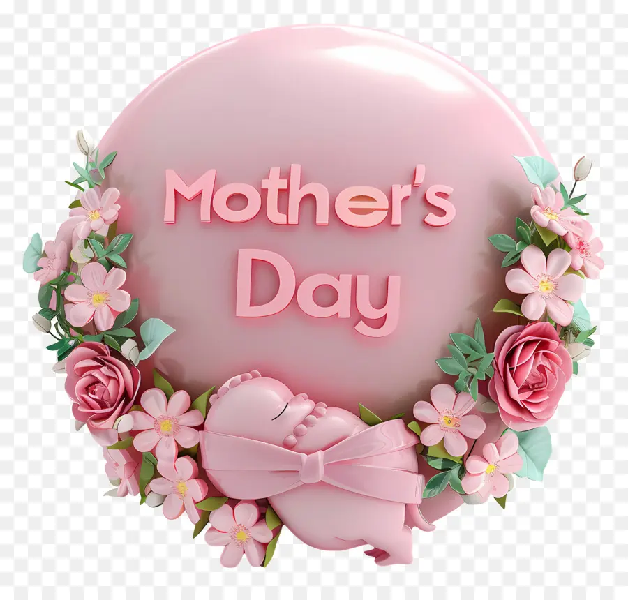 Mothers Day，розовый PNG
