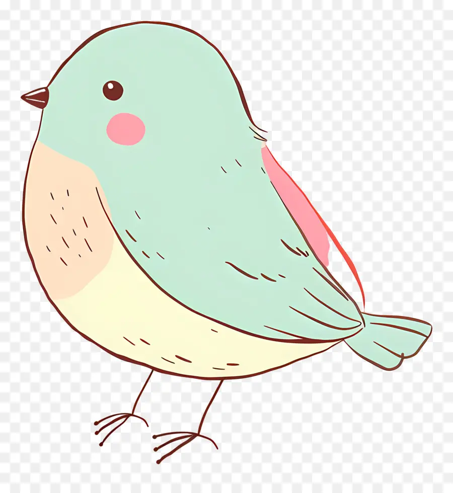 Doodle Bird，маленькая птичка PNG
