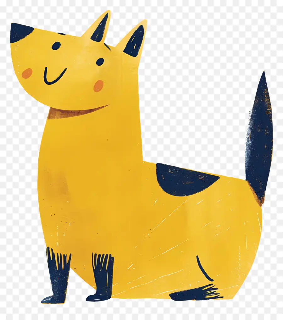 Золотая собака，мультфильм собака PNG