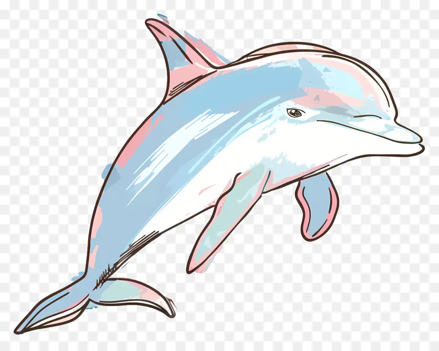Дельфин，мультфильм PNG
