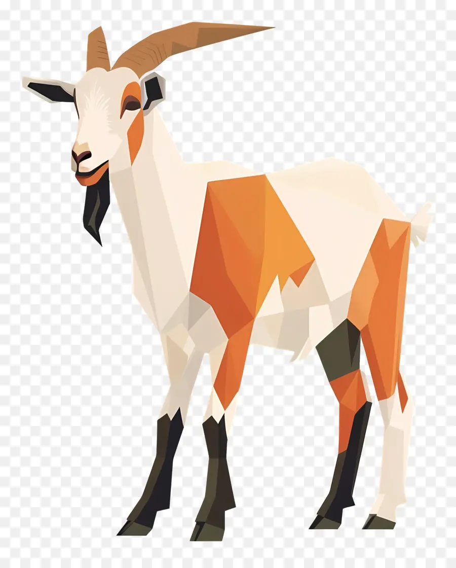 коза，стоя PNG