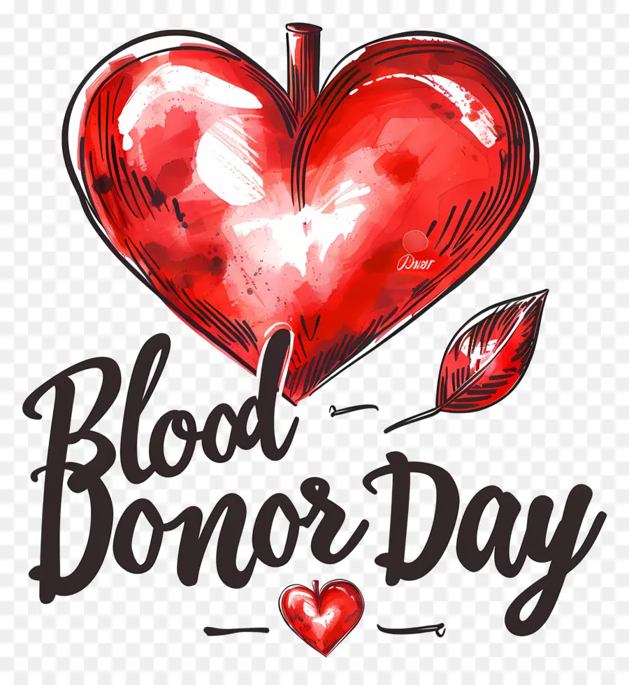 Всемирный День Донора Крови，нарисованный от руки PNG