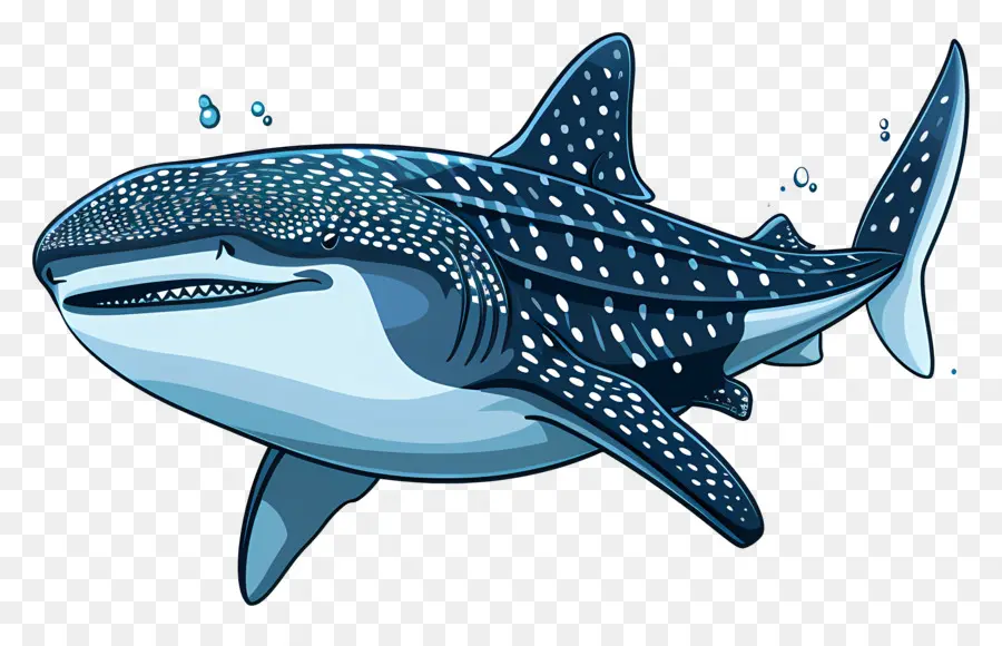 Китовая акула，мультфильм PNG