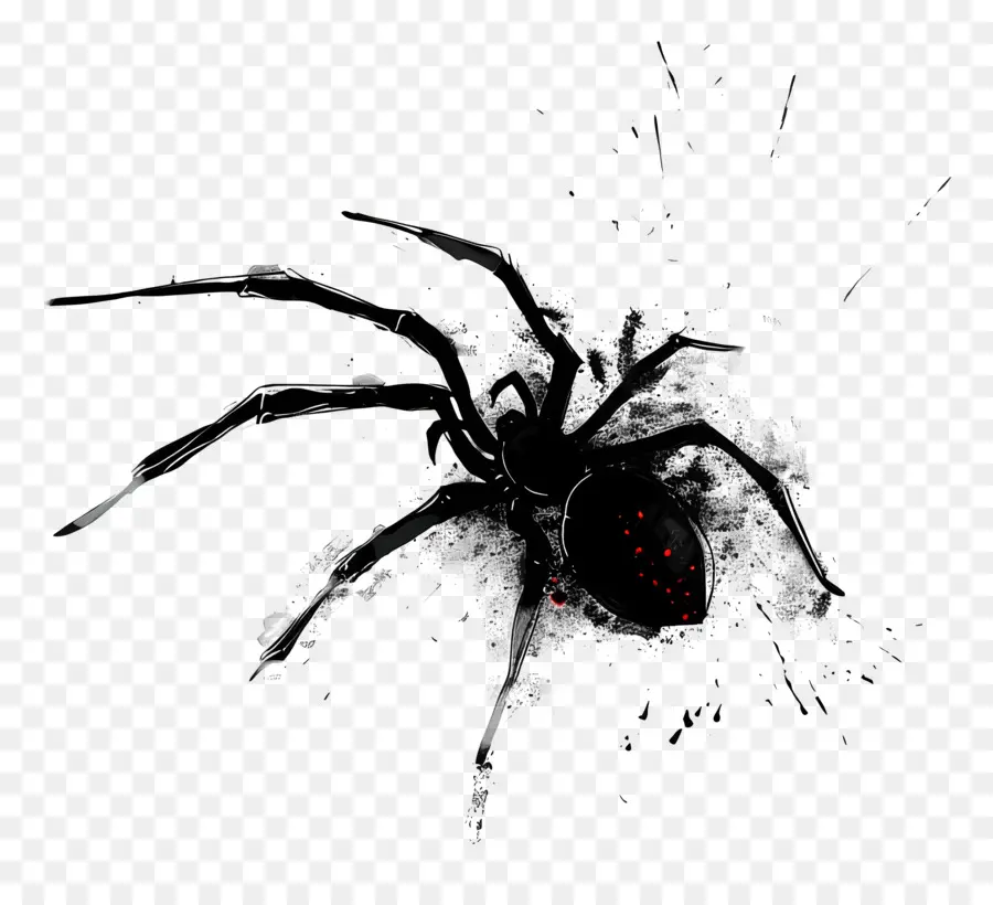 паук，веб PNG