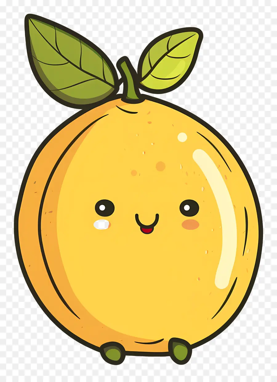 Лимон，мультфильм фрукты PNG