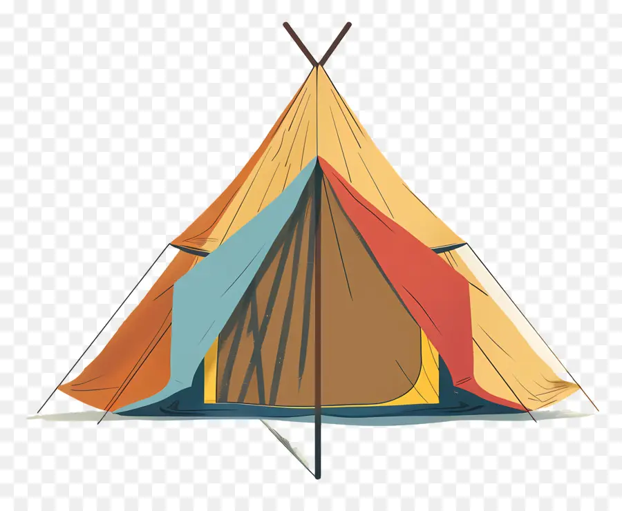 палатка，холст палатка PNG