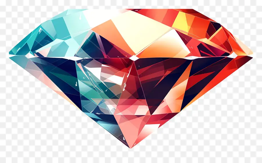 Алмаз，кристалл алмаза PNG