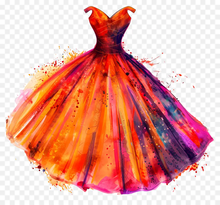 вечернее платье，абстрактное платье PNG