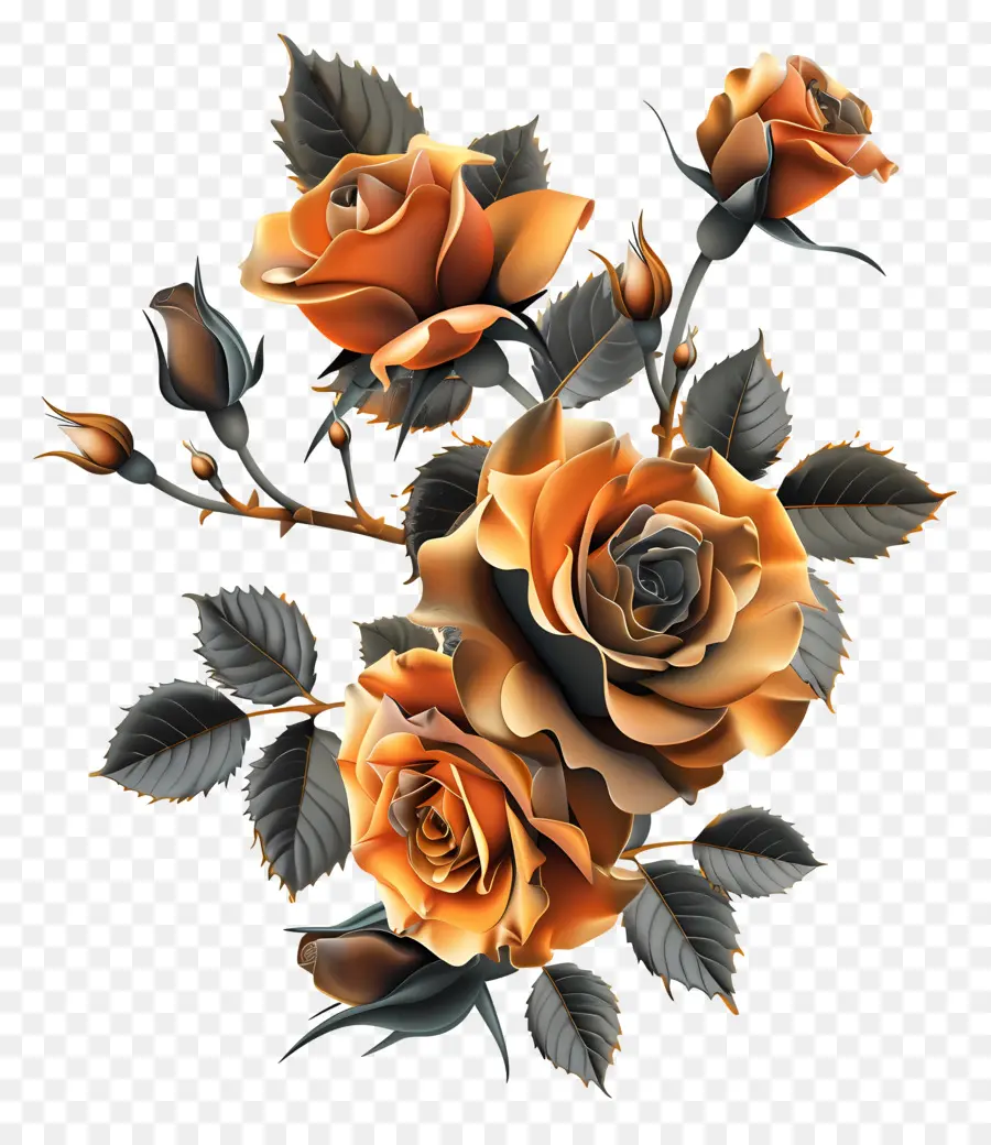 Сад роз，Розы PNG