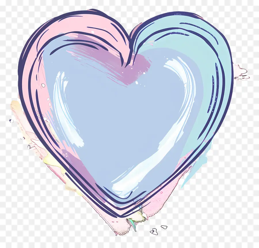 сердце，голубое сердце PNG