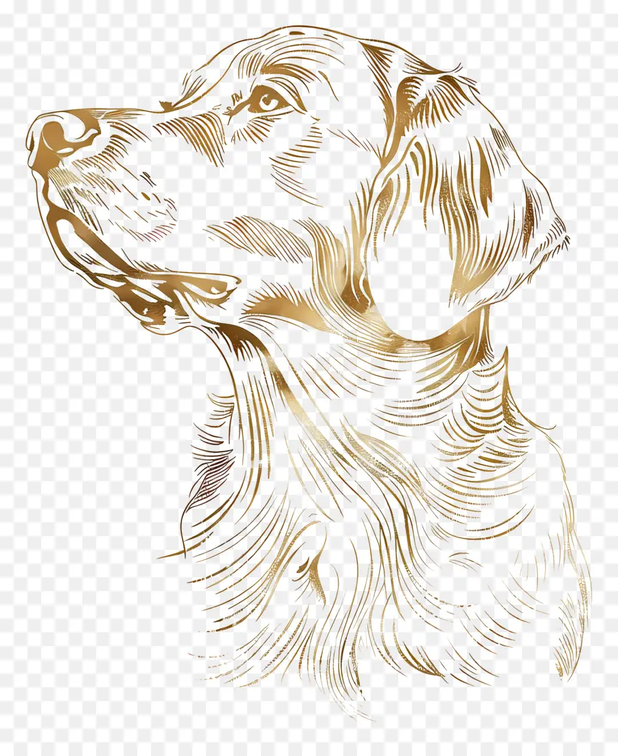 Золотая собака，Коричневая Собака PNG