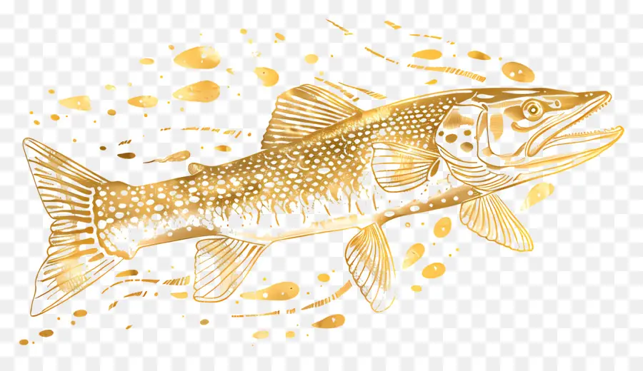 щука рыба，Рыбы PNG