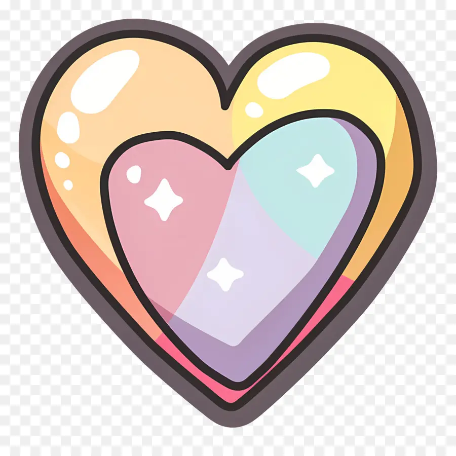 сердце，Сердце в форме конфеты PNG