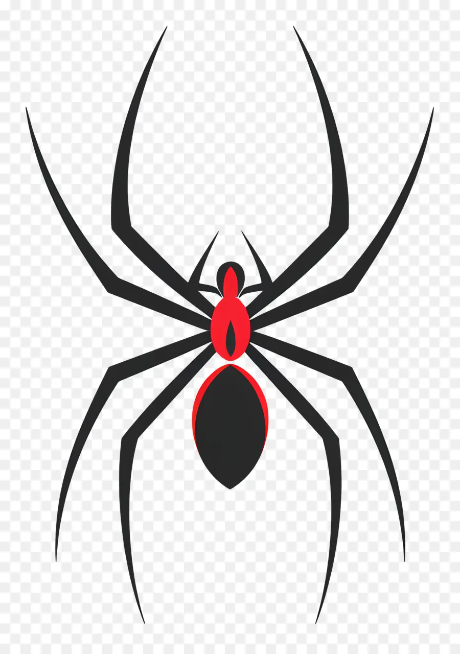 паук，черный паук PNG