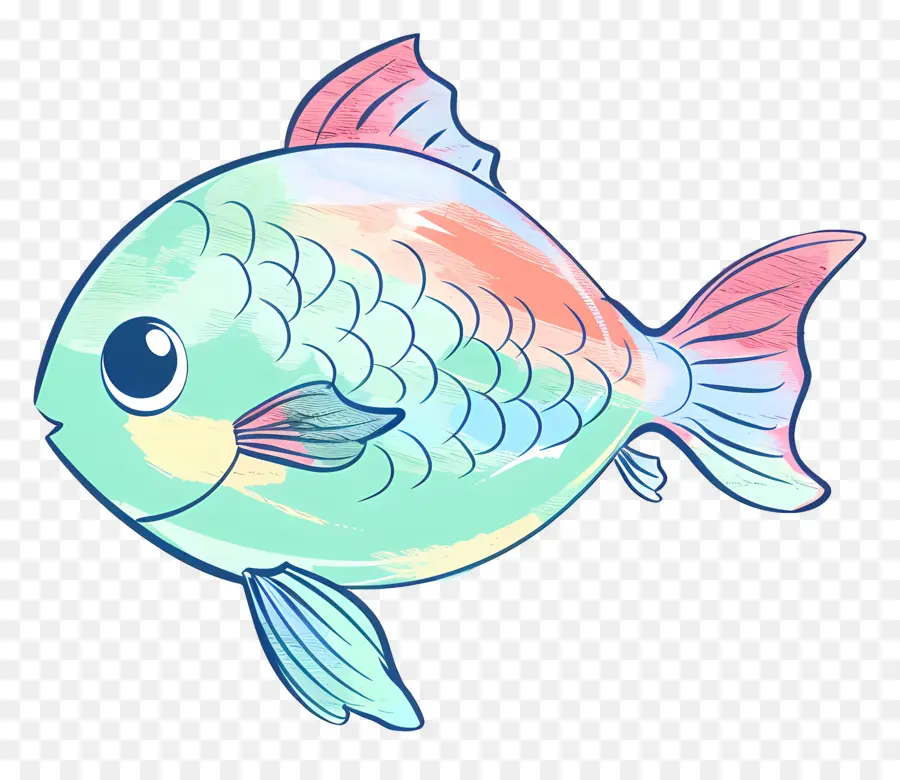 Рыбы，красочная рыба PNG