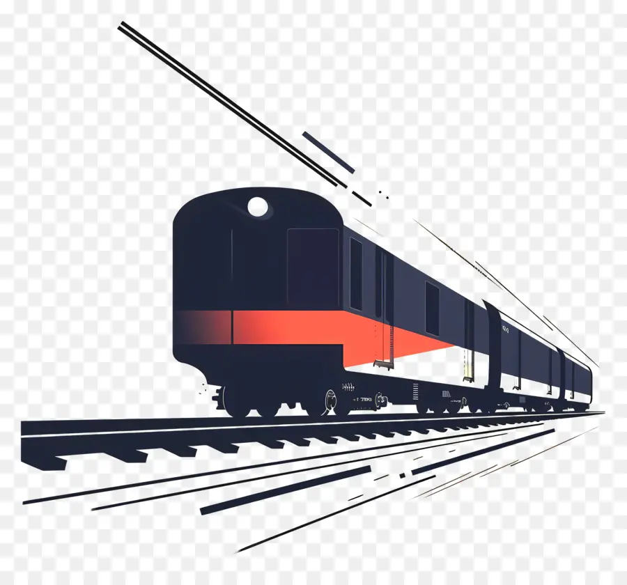 Поезд，Современный поезд PNG
