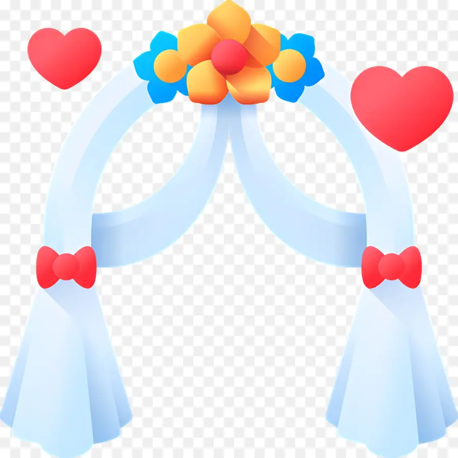 логотип свадьбы，свадебная арка PNG