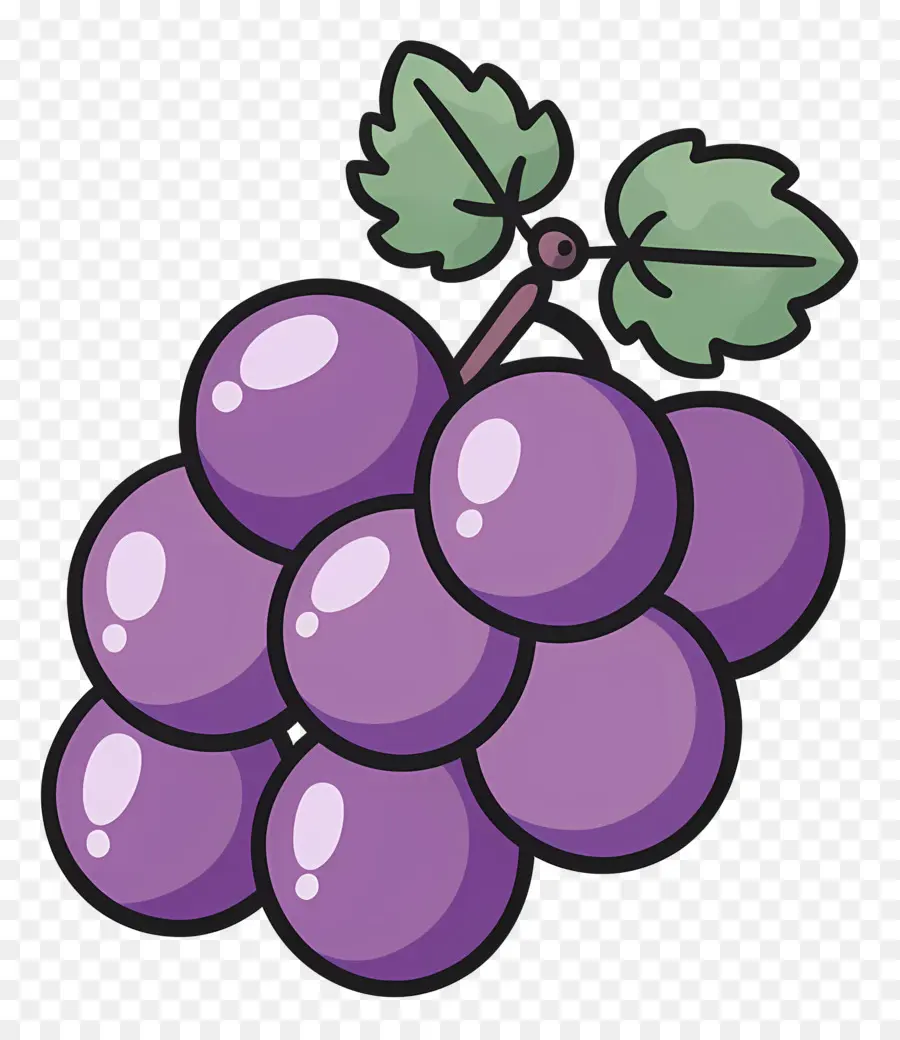 Grapes，темно фиолетовый PNG