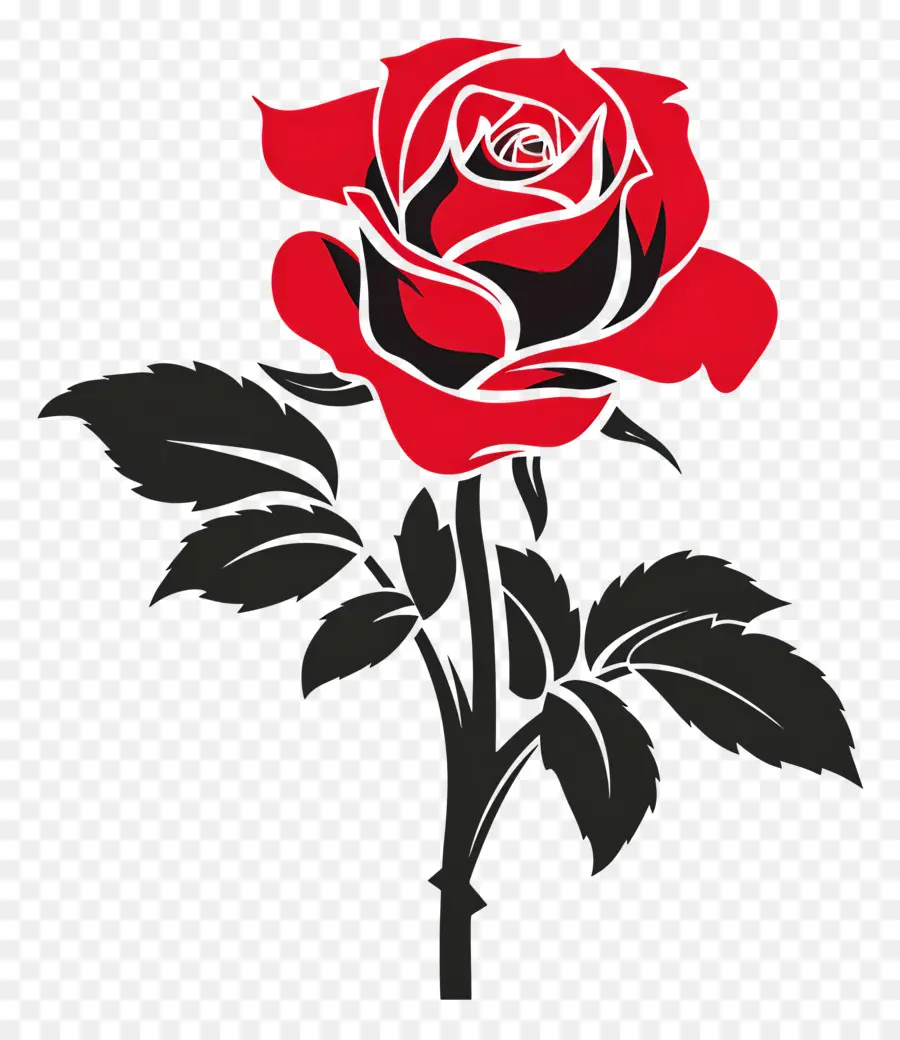 Сад роз，красная роза PNG
