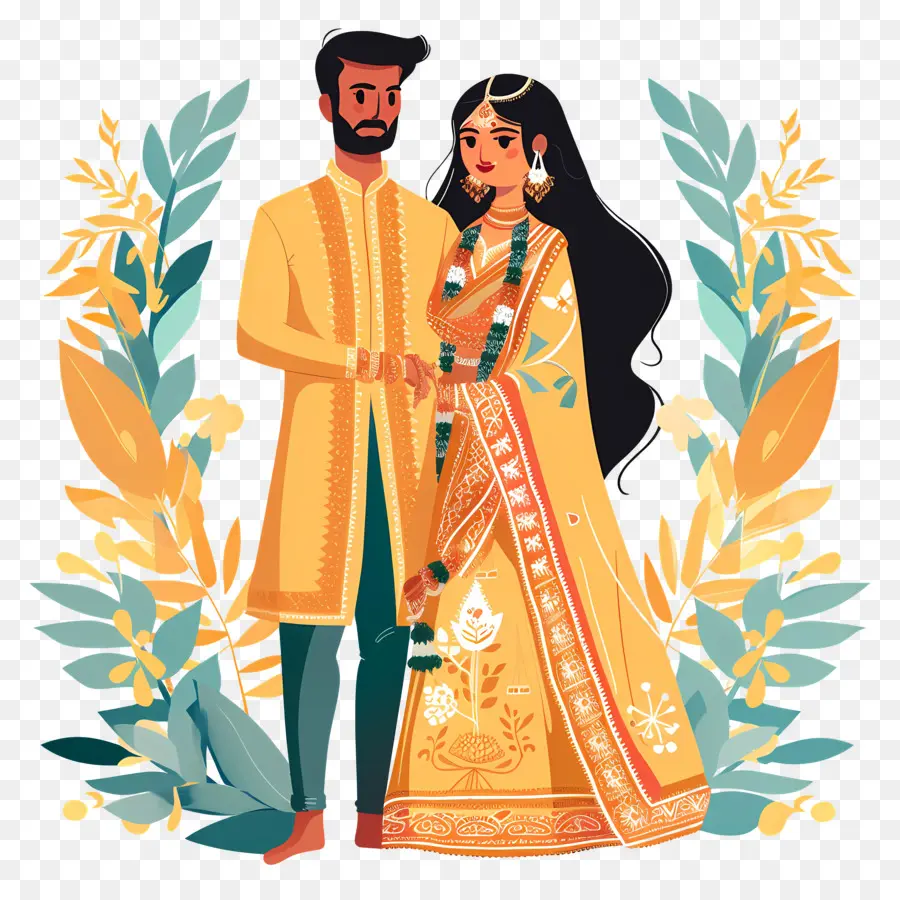 индийская свадьба，Индуистской свадьбы PNG
