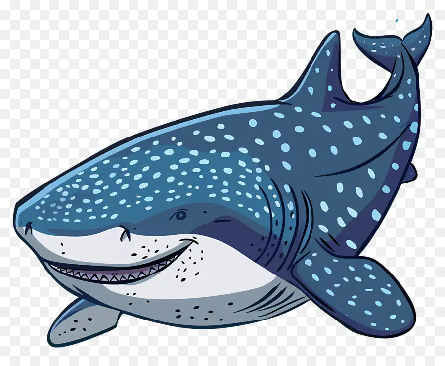 Китовая акула，дружелюбная акула PNG