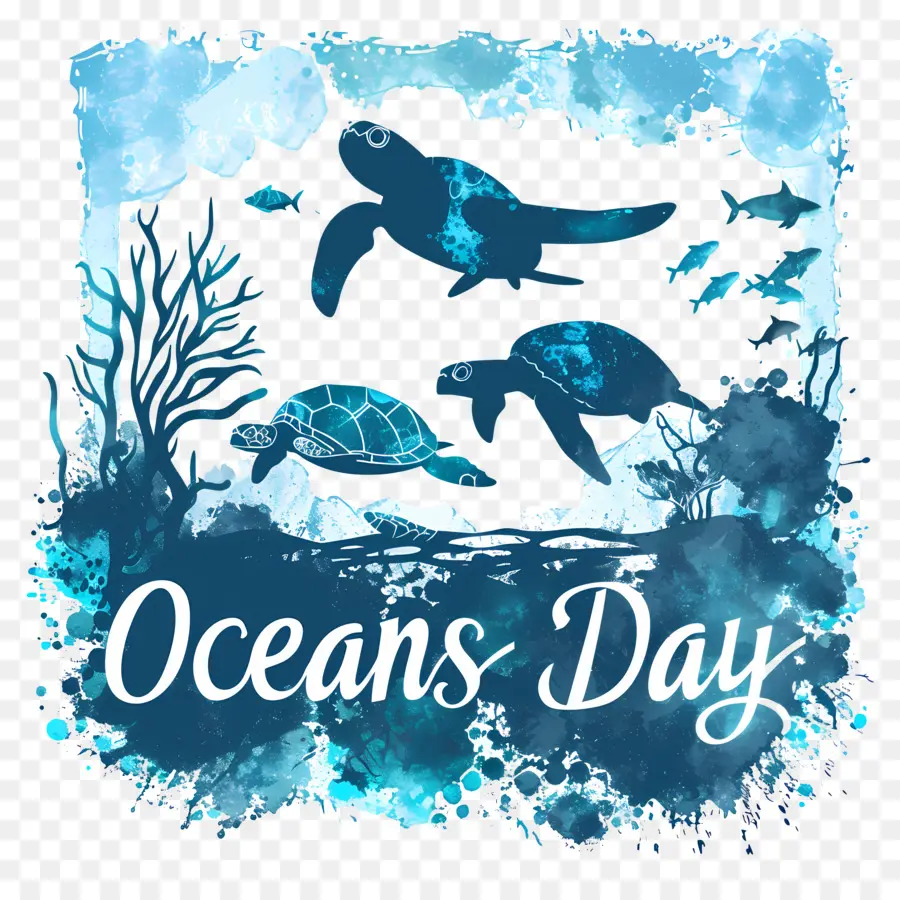 Всемирный день океанов，Сохранение океана PNG