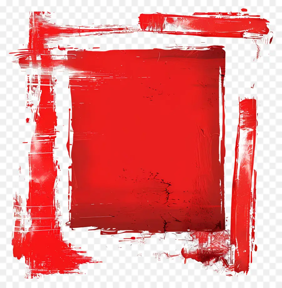 Текстовое поле，красный кадр PNG