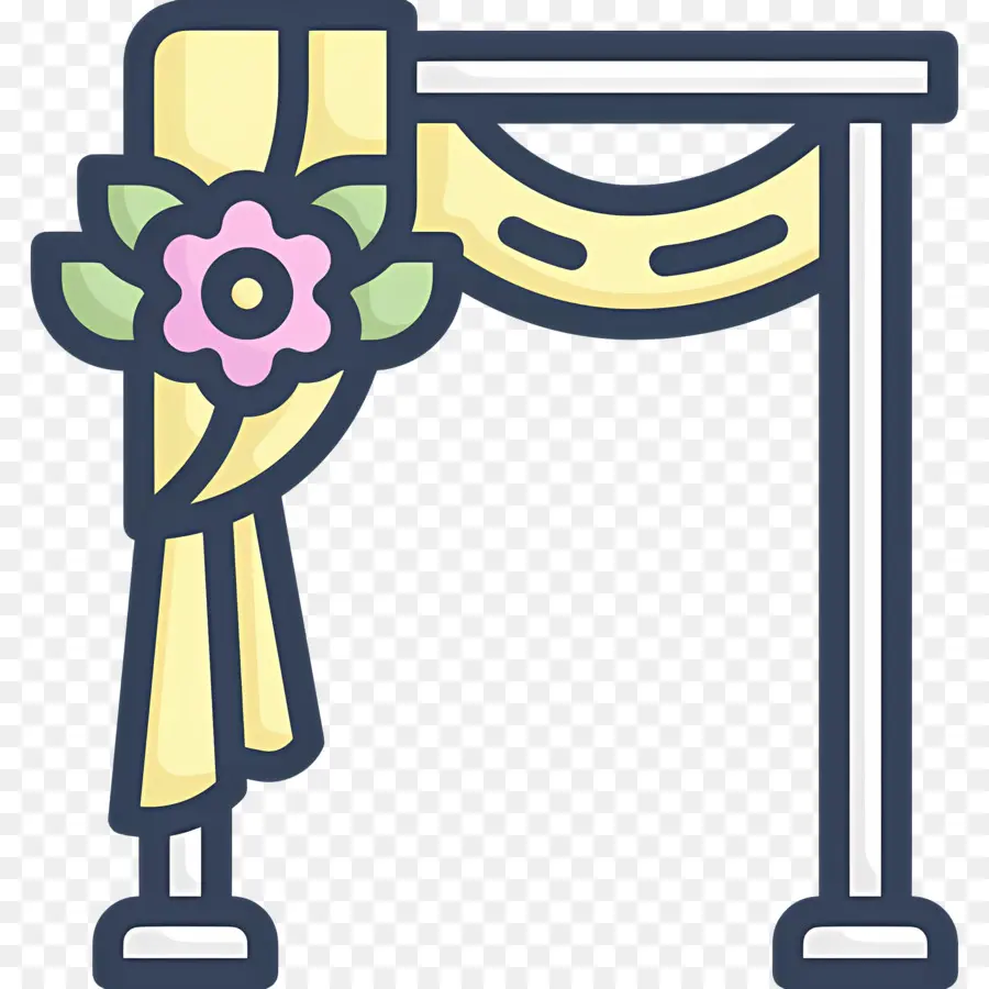 логотип свадьбы，свадебная арка PNG