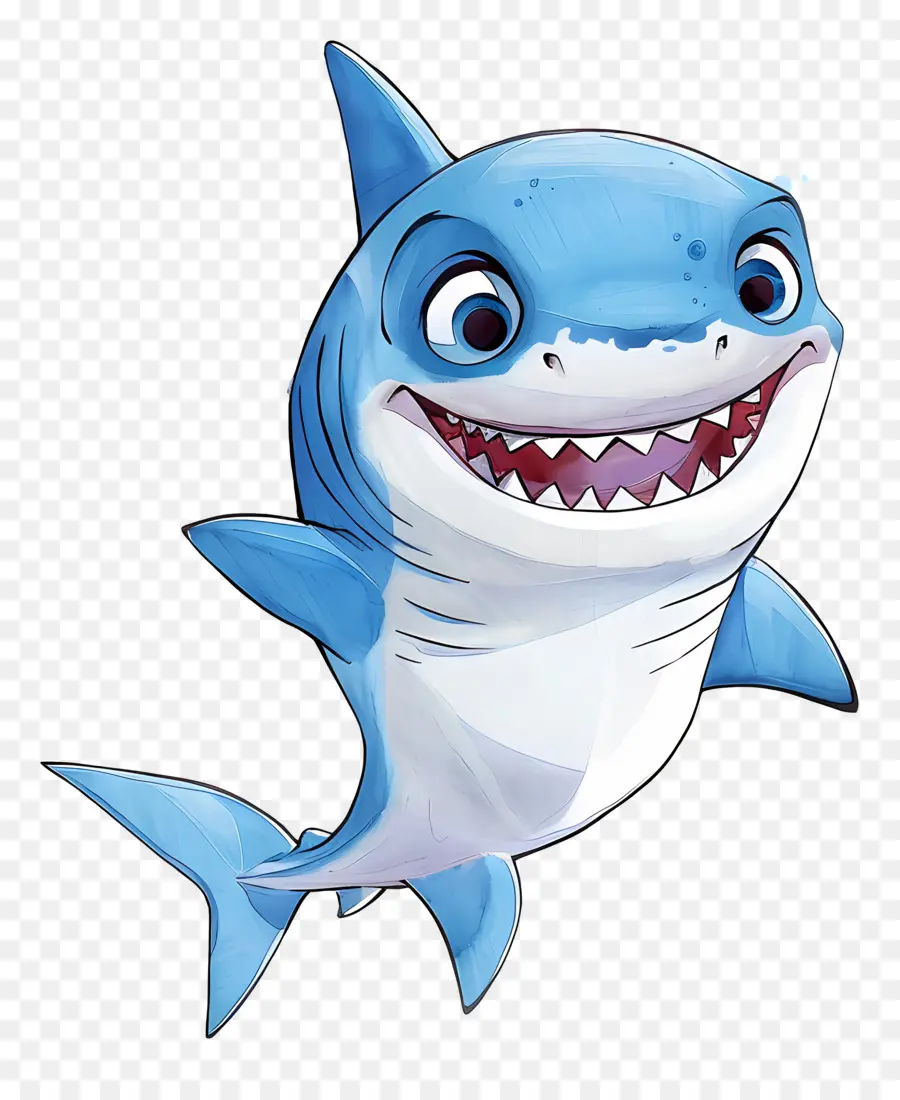ребенок акула，мультфильм акула PNG