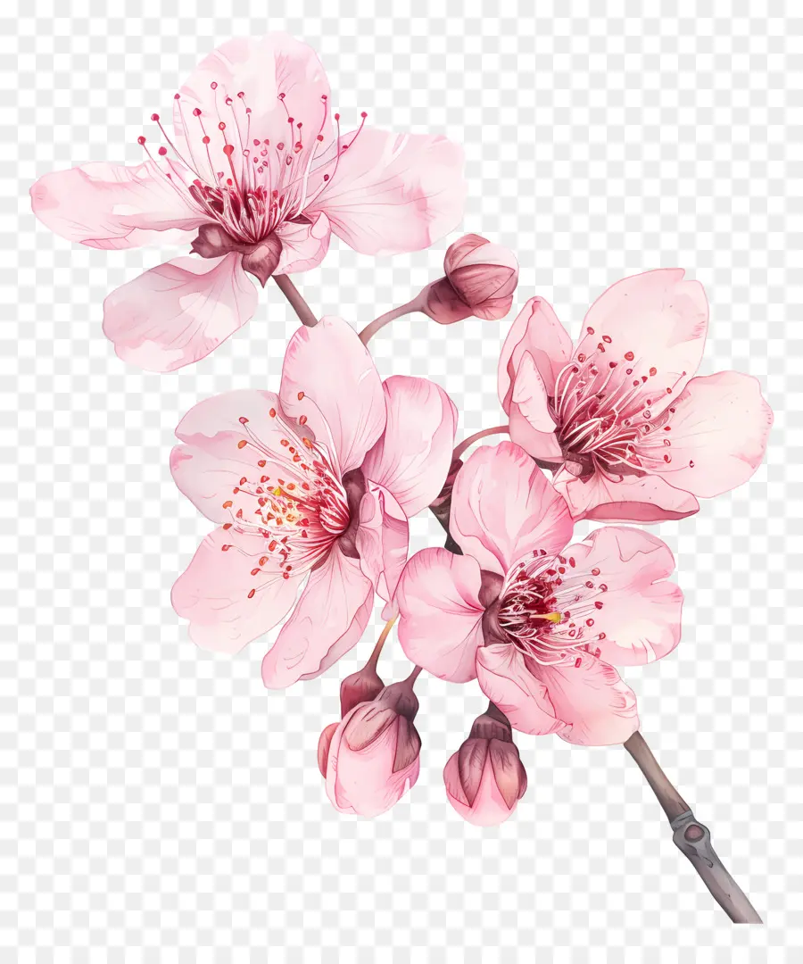 Сакура цветы，вишни PNG