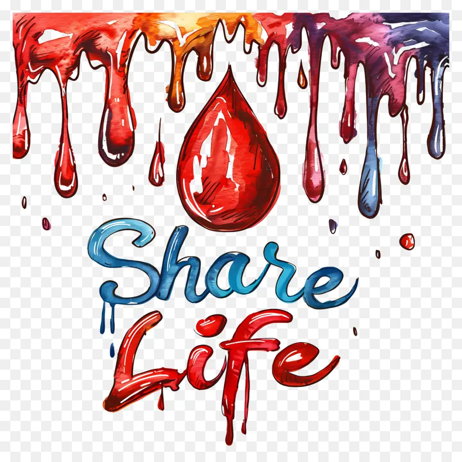 Всемирный День Донора Крови，граффити PNG