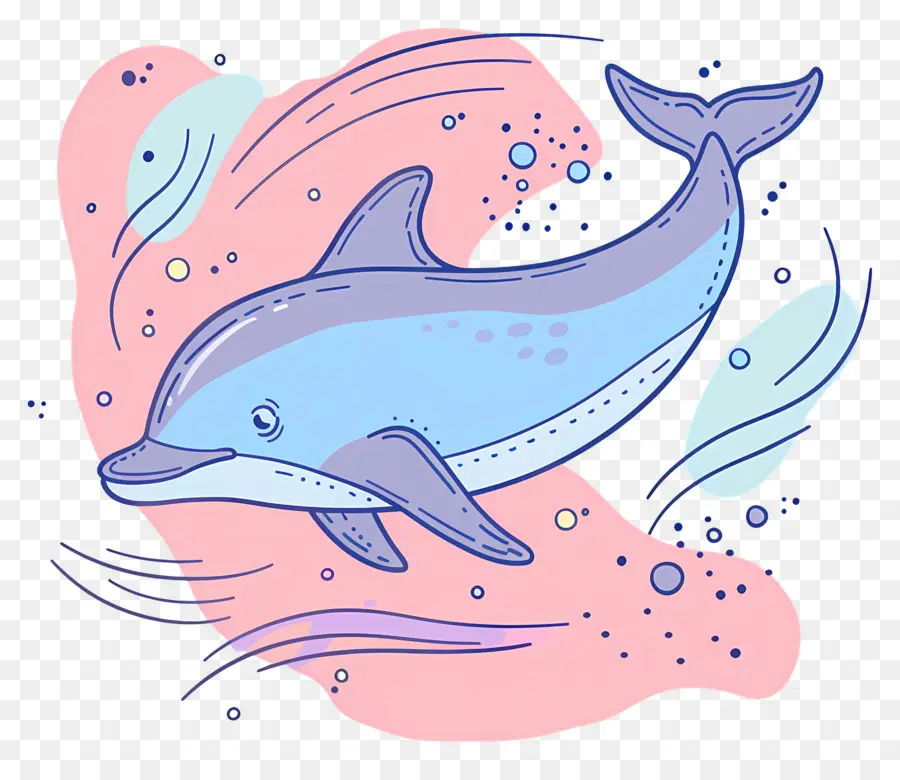 Дельфин，океан PNG