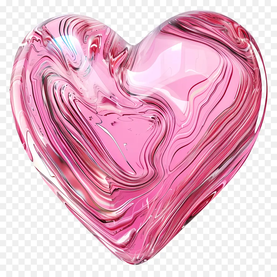 розовое сердце，Сердце в форме объекта PNG