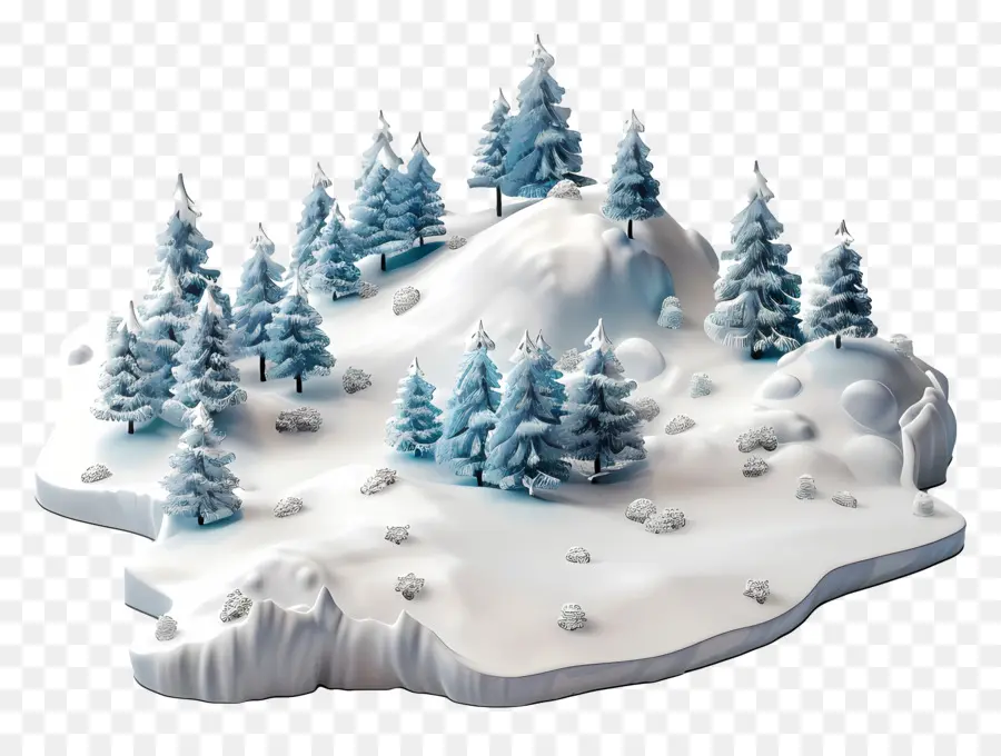 снегом землю，зимний фон PNG